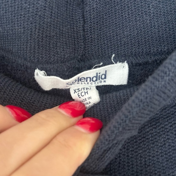 Splendid NAVY wide leg loungepants - Picture 2 of 3